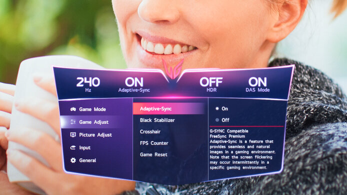 LG 27GR95QE-B OSD Picture