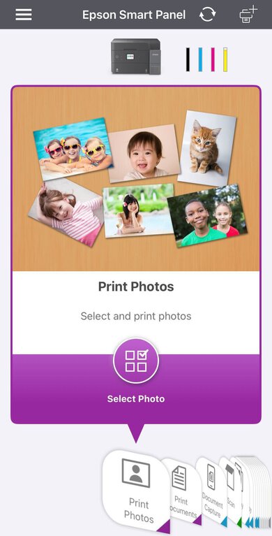 Epson EcoTank ET-4950 App Printscreen