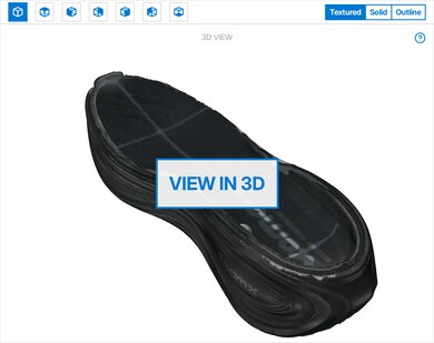 Nike Vomero Plus 3D Model Internal