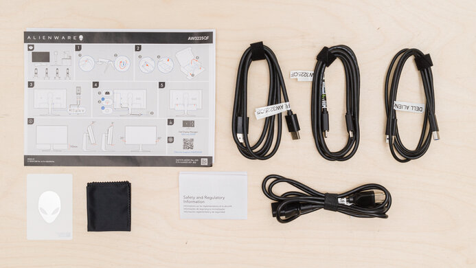 Dell Alienware AW3225QF In The Box Picture