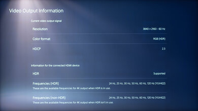 Samsung QN85A QLED PS5 Screenshot