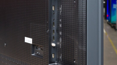 Hisense QD7QF Side Inputs Picture