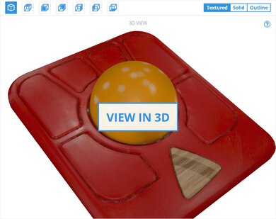 Ploopy Adept Trackball 3D Model