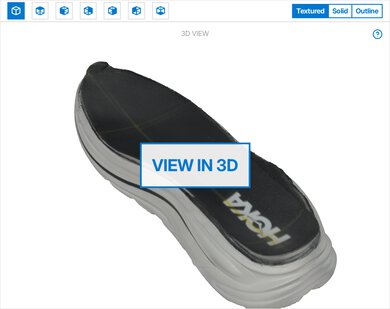 HOKA Clifton 10 3D Model Internal