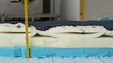 DreamCloud Luxe Hybrid Foam Layer Thickness Picture