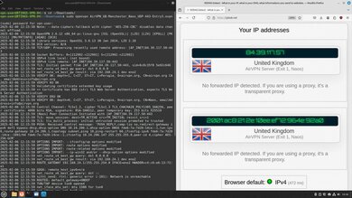 AirVPN Headless OpenVPN Connection Screenshot