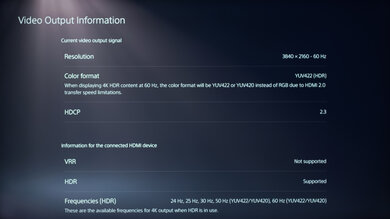 Samsung CU7000/CU7000D PS5 Screenshot