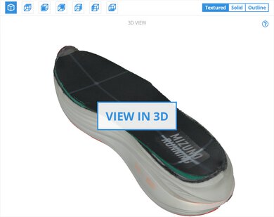 Mizuno Neo Zen 3D Model Internal