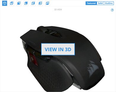 Corsair M65 RGB ULTRA WIRELESS 3D Model