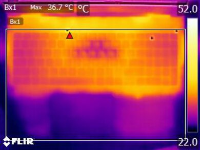HP OMEN MAX 16 (2025) Keyboard Temps Picture