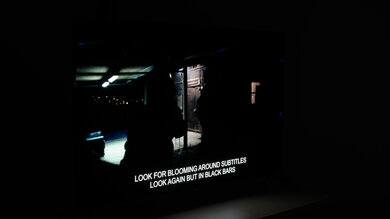 Sharp AQUOS FS1 OLED Blooming Photo