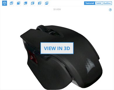 Corsair M65 RGB Elite 3D Model