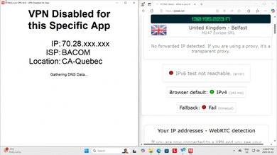 Proton VPN VPN Disabled For App Screenshot