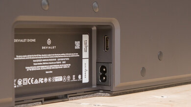 Devialet Dione Physical inputs bar photo 1