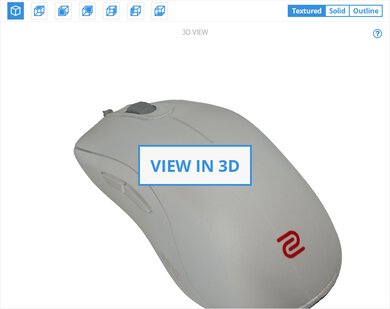 BenQ ZOWIE FK1+-B 3D Model