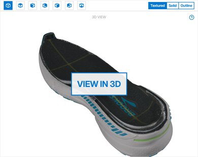 Brooks Adrenaline GTS 23 3D Model Internal