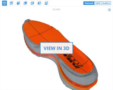 Nike Pegasus Premium 3D Model Internal