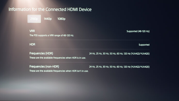 ASUS ROG Swift OLED PG27UCDM PS5 Compatibility Photo