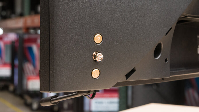 MSI MEG 342C QD-OLED Controls Picture