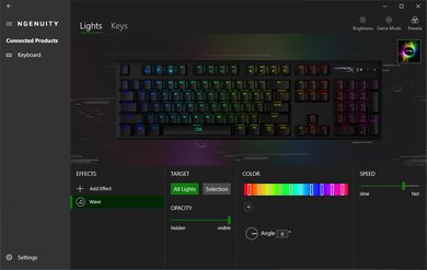 HyperX Alloy Origins Software Picture