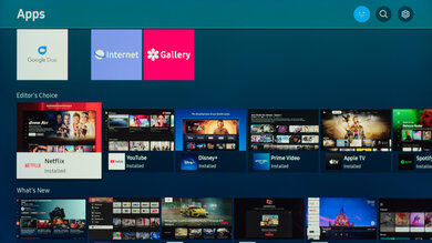 Samsung The Frame 2022 QLED Apps Picture