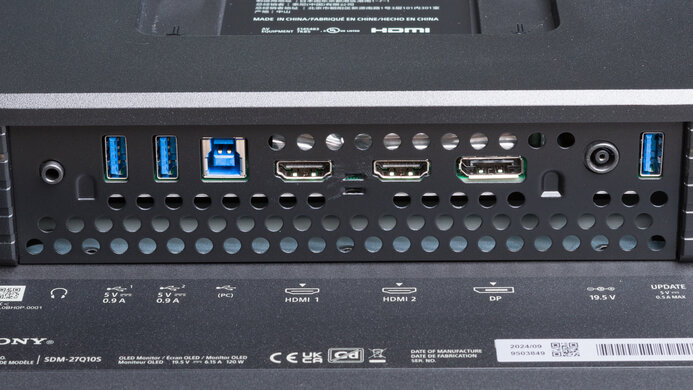 Sony INZONE M10S Inputs 1
