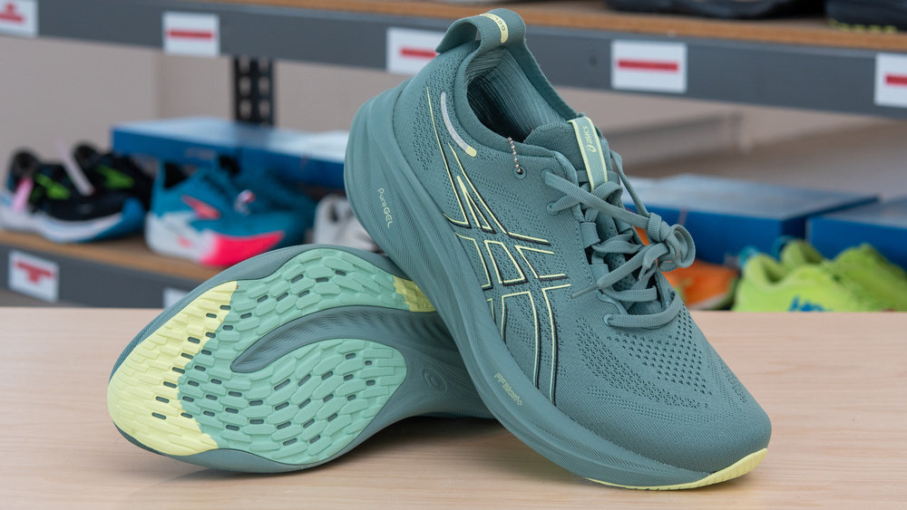 【未使用 29cm】ASICS GEL-NIMBUS 26 ネイビー×グリーン ASICS アシックス（ASICS）（メンズ）ランニングシューズ
