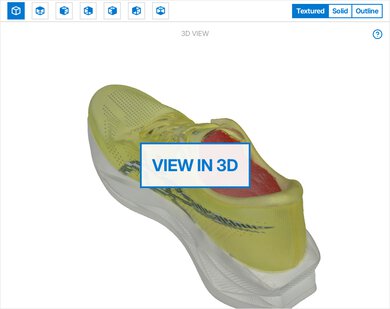 ASICS SONICBLAST 3D Model Full Shoe