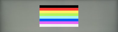 Dell U4919DW Color bleed horizontal