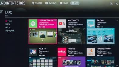 LG UK7700 Apps Picture