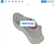 ASICS MEGABLAST 3D Model Full Shoe