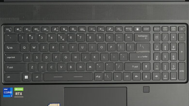MSI WS76 (2021) Keyboard Photo