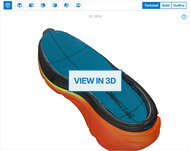 Saucony Hurricane 25 3D Model Internal