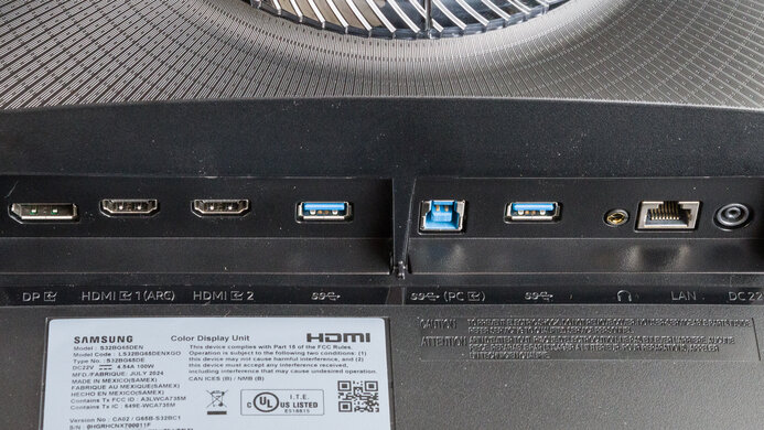 Samsung Odyssey G65D S32BG65D Inputs 1