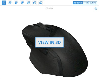 Razer Basilisk V3 X HyperSpeed 3D Model