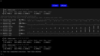 Lenovo Chromebook Flex 5 (2020) Storage Performance Image