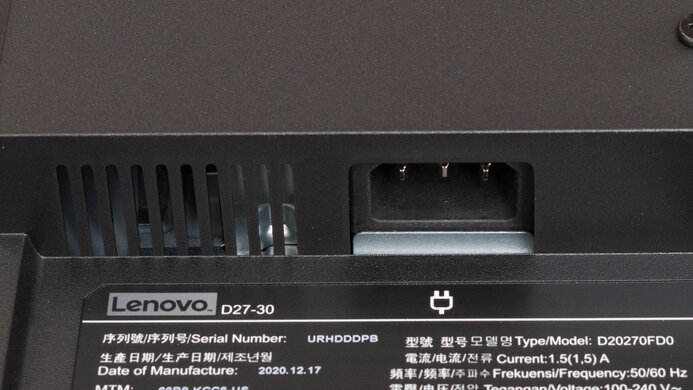 Lenovo D27-30 Inputs 2