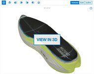 Mizuno Neo Vista 3 3D Model Internal
