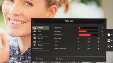 Acer Nitro XF252Q Xbmiiprzx OSD Picture