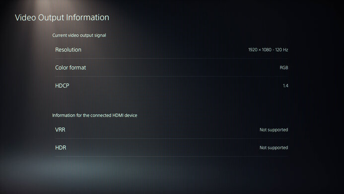 ASUS TUF Gaming VG249Q1A PS5 Compatibility Photo