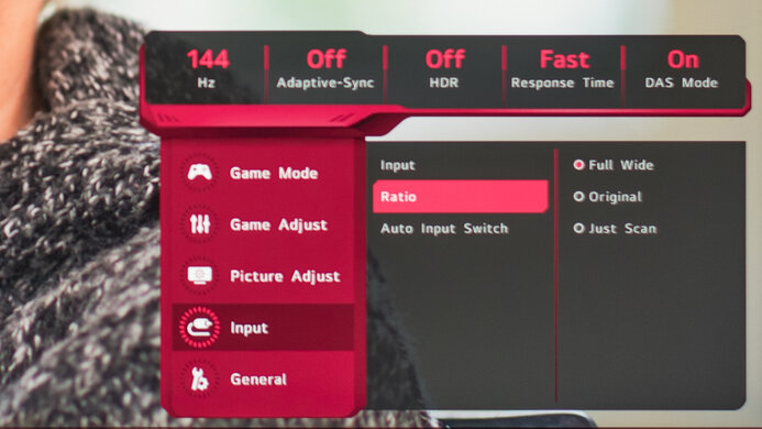 LG 27GN950-B OSD Picture
