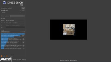 Dell XPS 16 (2024) Cinebench R23 Photo