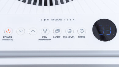 Midea MAD35S1QWT Controls And Display