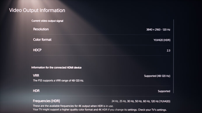 Gigabyte M27U PS5 Compatibility Photo
