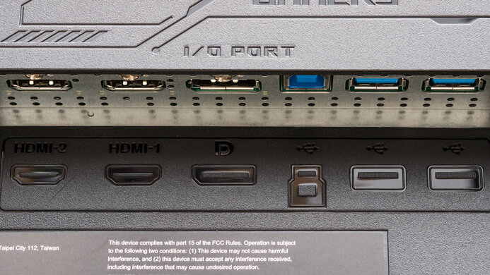 ASUS ROG Swift OLED PG42UQ Inputs 2