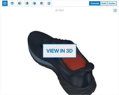 Brooks Anthem 7 3D Model Full Shoe
