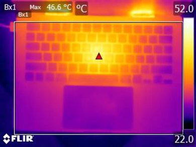 Apple MacBook Pro 14 (M2, 2023) Keyboard Temps Picture