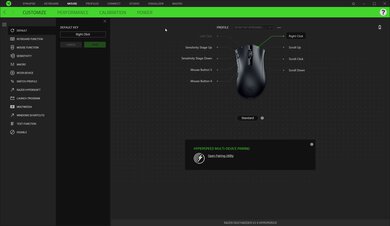 Razer DeathAdder V2 X HyperSpeed Software settings screenshot