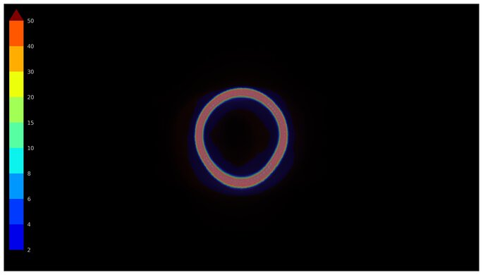 LG C4 42 OLED Total Reflection Ring Light Picture