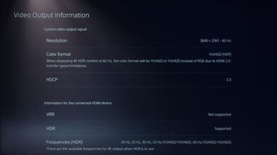 Samsung TU690T PS5 Screenshot